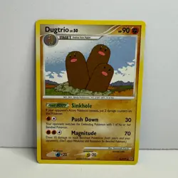 Pokemon TCG Dugtrio Platinum 24/127 Regular Non-Holo Rare Card LP - Image 1