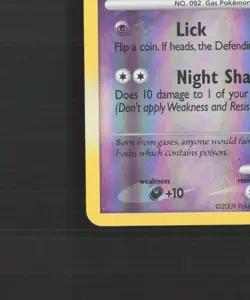 Gastly 36/99 Platinum Arceus Reverse Holo Pokemon Card LP - Image 5