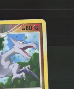Aerodactyl 13/99 Platinum Arceus Reverse Holo Rare Pokemon Card DMG - Image 4