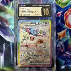 Pokemon Eevee EX TCG Prismatic Evolutions Card 167/131 SIR CGC Pristine 10 - Image 1
