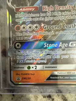 Carracosta GX SM239 Holo English Promo Card NM Condition - Image 3