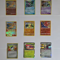 Lot of 10 Pokemon TCG Holo Cards Monferno Lombre Dusclops Makuhita Oricorio - Image 1