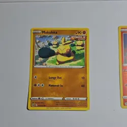 Lot of 10 Pokemon TCG Holo Cards Monferno Lombre Dusclops Makuhita Oricorio - Image 2