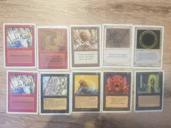 10 Unlimited Karten Sammlung, 1993 Magic Mtg Oldschool Cards - Image 1