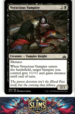 Magic the Gathering MTG Rivals of Ixalan Voracious Vampire #91 Buy 2 Get 1 - Image 1