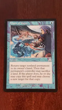 Chain of Vapor Onslaught EX/LP 73/350 MTG Magic the Gathering Instant Uncommon - Image 1