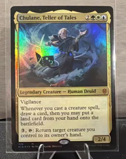 MTG Magic Chulane, Teller of Tales Throne of Eldraine Foil Mythic Rare NM - Image 1