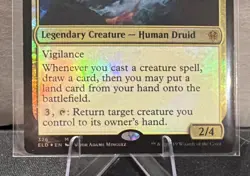 MTG Magic Chulane, Teller of Tales Throne of Eldraine Foil Mythic Rare NM - Image 2