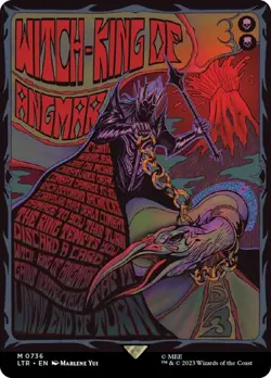 Witch-king of Angmar *Borderless* - LOTR - NM - Magic The Gathering - MTG - Image 1