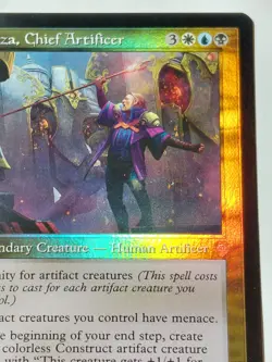 Urza, Chief Artificer (Retro Frame) Commander: The Brothers' War Foil - Image 4