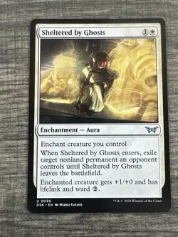 MTG Sheltered by Ghosts (30) | NM | Duskmourn {DSK - Image 1