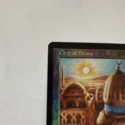 MTG: Signed By Mark Tedin -City of Brass - Junior Series Promos Foil (JSS) - MP - Image 2