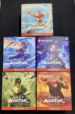 Magic The Gathering Avatar the Last Airbender Prerelease Pack Set da 5 - ITA - Image 1