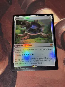 Timeless Lotus X1 Mtg Dominaria United Nm Foil - Image 1