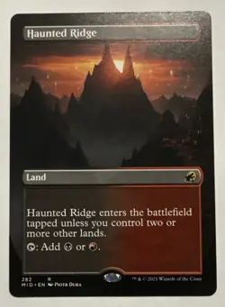 Haunted Ridge (Borderless) Innistrad: Midnight Hunt Regular - Image 1