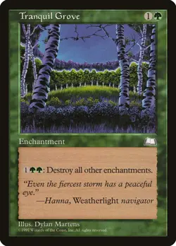 1 x Tranquil Grove - Weatherlight - LP - MTG - EOF - Image 1