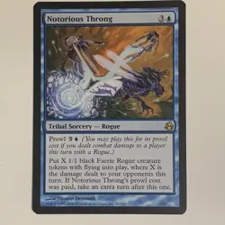 Notorious Throng LP Morningtide MTG MAGIC THE GATHERING - Image 1