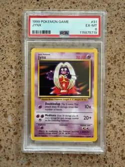 1999 POKEMON JYNX PSA 6 EX-MT 31/102 - Image 1