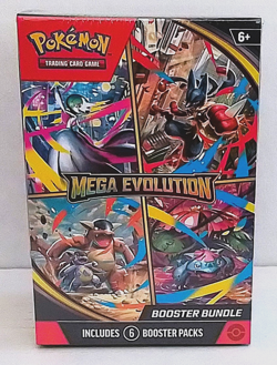 Pokemon TCG Mega Evolution Booster Bundle Box - 6 Packs NEW FACTORY SEALED! - Image 1