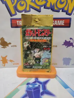 Japanese Jungle Booster Pack Pocket Monster Pokemon 1995 291 Holo Per Pack - Image 1