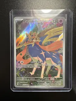 Zacian 100/094 IR NM - Pokemon TCG Phantasmal Flames - Image 1