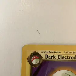 Pokemon Dark Electrode 34/82 Team Rocket Regular Uncommon 1st Edition Stage 1 6. - Image 3