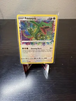 Pokemon TCG Rayquaza Vivid Voltage Holo Amazing Rare Card 138/185 Near Mint - Image 1