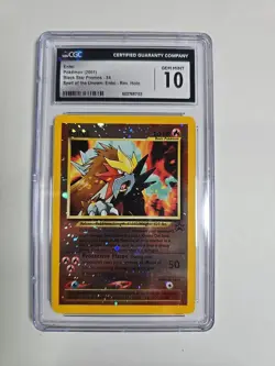Pokemon (2001) Black Star Promos - Entei 34 Reverse Holo GEM MINT 10 WOTC - Image 1