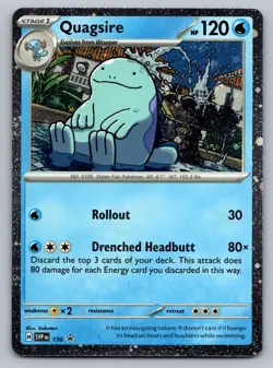 Quagsire Pokemon Scarlet & Violet SVP 156 Cosmos Holo Black Star Promo NM - Image 1