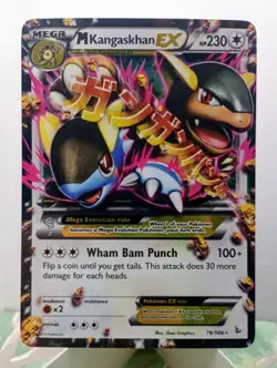 Pokemon TCG: Mega Kangaskhan EX #79/106 XY Flashfire Fossil 1st Edition Non Holo - Image 2