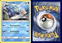 Pokemon Primarina - 41/149 - Rare NM-Mint Sun & Moon Base Set - Image 1