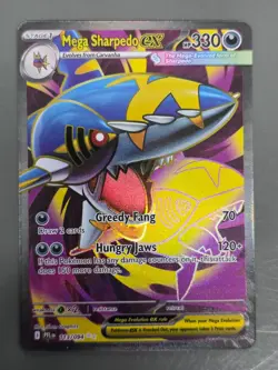 Pokemon Mega Sharpedo ex 113/094 Phantasmal Flames Ultra Rare Near Mint - Image 1