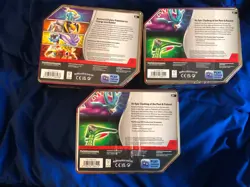3 Brand New Sealed Pokemon TCG Black Friday Tins 15 Packs Total - Image 2
