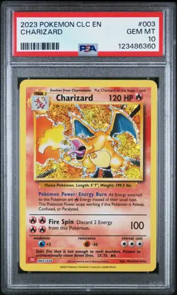 PSA 10 Pokemon TCG Charizard Holo Classic Collection 003/034 CLC EN GEM MT - Image 1