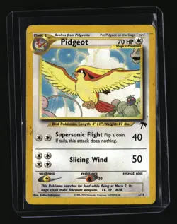 Pokemon PIDGEOT 2/18 (Non Holo Promo) Southern Islands - HP/Heavy Play - Image 1