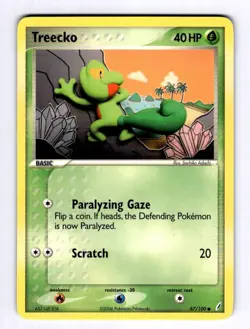 Treecko Crystal Guardians #67 (2006) Common NM Pokemon - Image 1