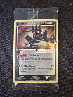 Pokemon TCG Greninja Gold Star SWSH144 Black Star Promo NM/M Sealed - Image 1