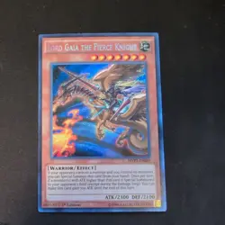 Yugioh Lord Gaia the Fierce Knight MVP1-ENS50 Secret Rare 1st Ed NM - Image 1