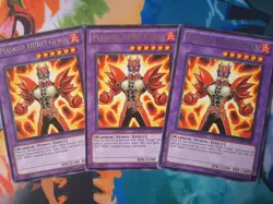 Yu-Gi-Oh! 3X Masked HERO Goka GENF-EN094 Rare Unlimited Edition Near Mint - Image 1