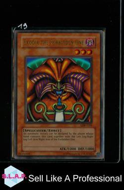EXODIA THE FORBIDDEN ONE KONAMI LOB-E101 YU-GI-OH! 1996 EN - Image 1