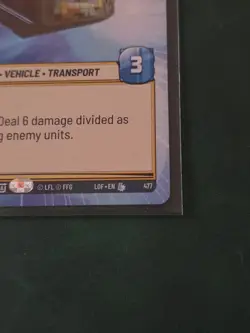 The Legacy Run Doomed Debris (Hyperspace) (Star Wars Unlimited) Normal NM/M - Image 2