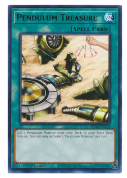 x3 Pendulum Treasure MP22-EN165 Rare YuGiOh - Image 1