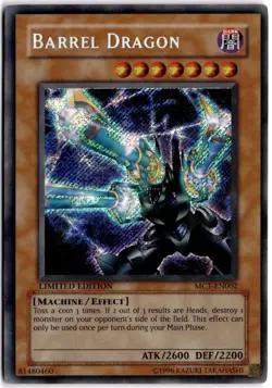 Barrel Dragon Limited Secret Rare MC1 MC1-EN002 LP - Image 1