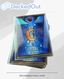 DeckedOut Book of Moon Sleeves (100 count) Holographic Yu-Gi-Oh! Japanese Size - Image 1