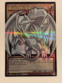 Yu-Gi-Oh! TCG Blue Eyes White Dragon Full Art Starlight Ghost Custom - Image 1