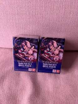 One Piece TCG OP-14 Azure Sea's Seven Double Pack Set Vol.9 DP-09 Lot of 2 New - Image 1