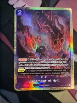 One Piece TCG Premium Booster The Best Alternate Art Foil Judgment Of Hell (089) - Image 1