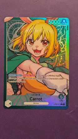 One Piece Carrot OP08-021 Alt Art Leader Two Legends NM English - Image 1
