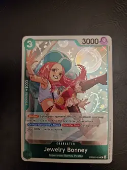 One Piece CCG TCG Jewelry Bonney PRB02-004 Rare - Image 1