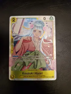 One Piece TCG Kouzuki Hiyori OP06-106 SR English Secret Rare - Image 1